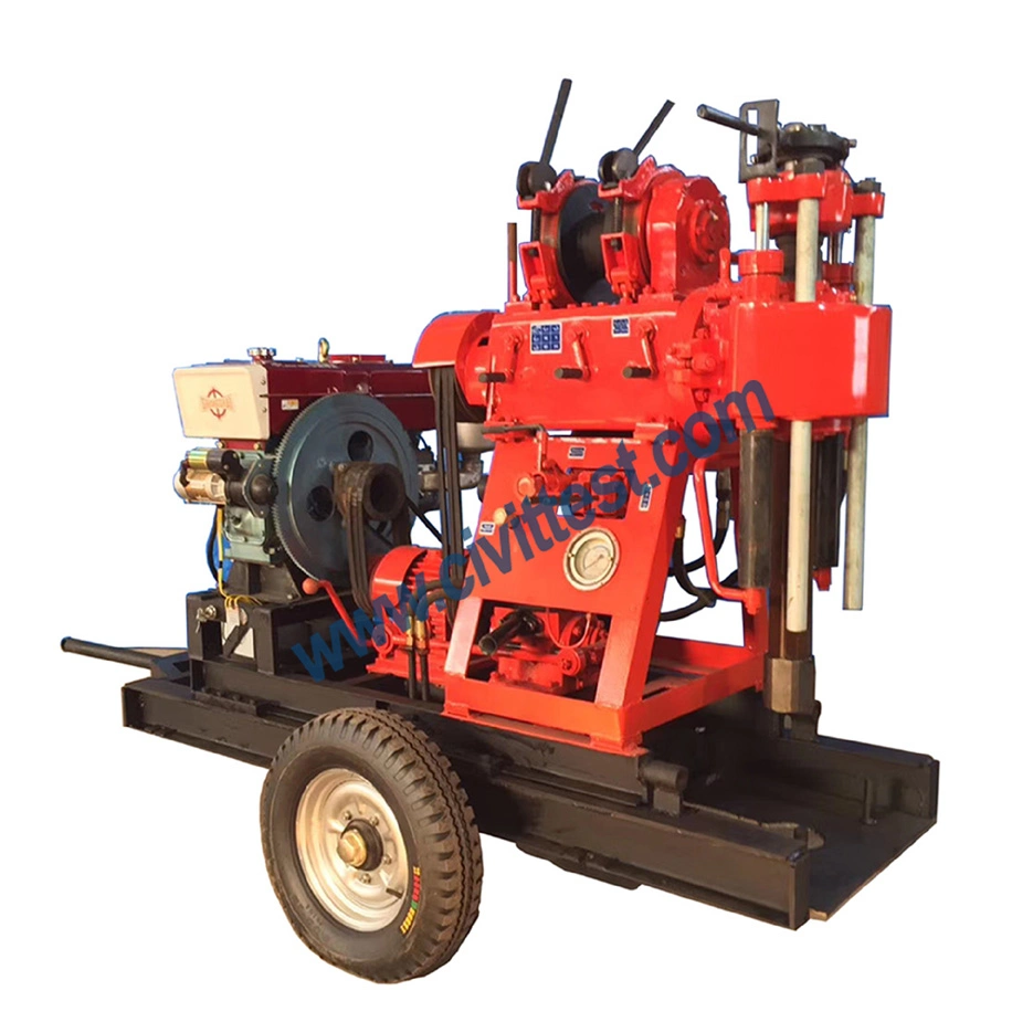 Crawler-Type 150m Borehole Exploration Drilling Field Coring Drill Rig