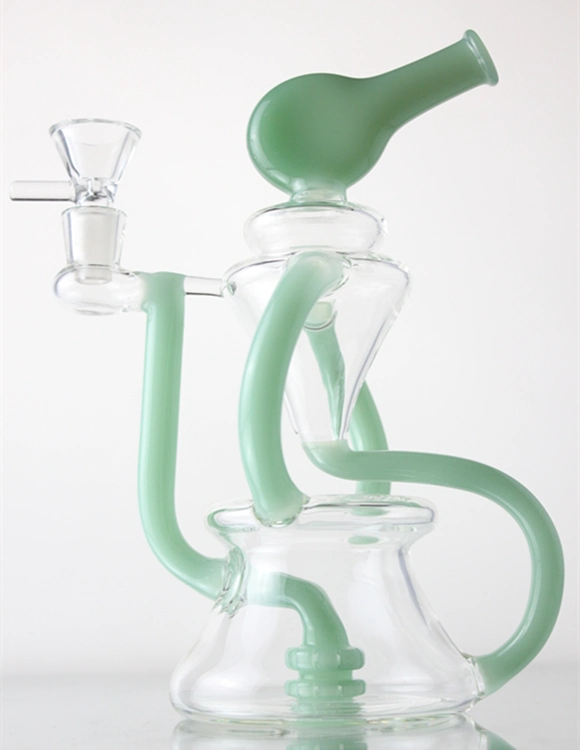 Water pipe Pipes Glass Water Pipes Recycler Rigs Three Colors for Choose pipe Glass pipes Factory Direct DAB Rigs
