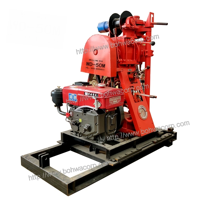 Mountain Portable Core Drilling Rig in 50m Drilling Depth