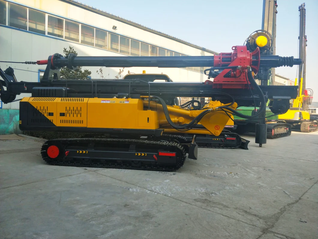 15m Hydraulic Rotary Drilling Rig with Cat Chassis, Engineering Construction Machinery