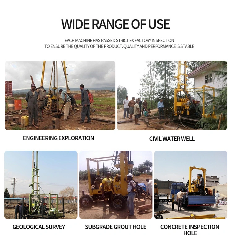 Cralwer Water Well Digging Machine Hydraulic Water Well Drilling Rig
