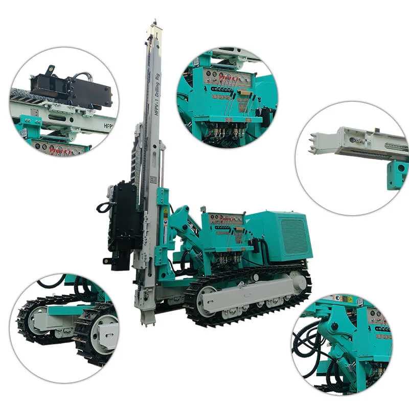 Hfpv-1 Hydraulic Press Pile Driver Drilling Rig for Photovoltaic Piling