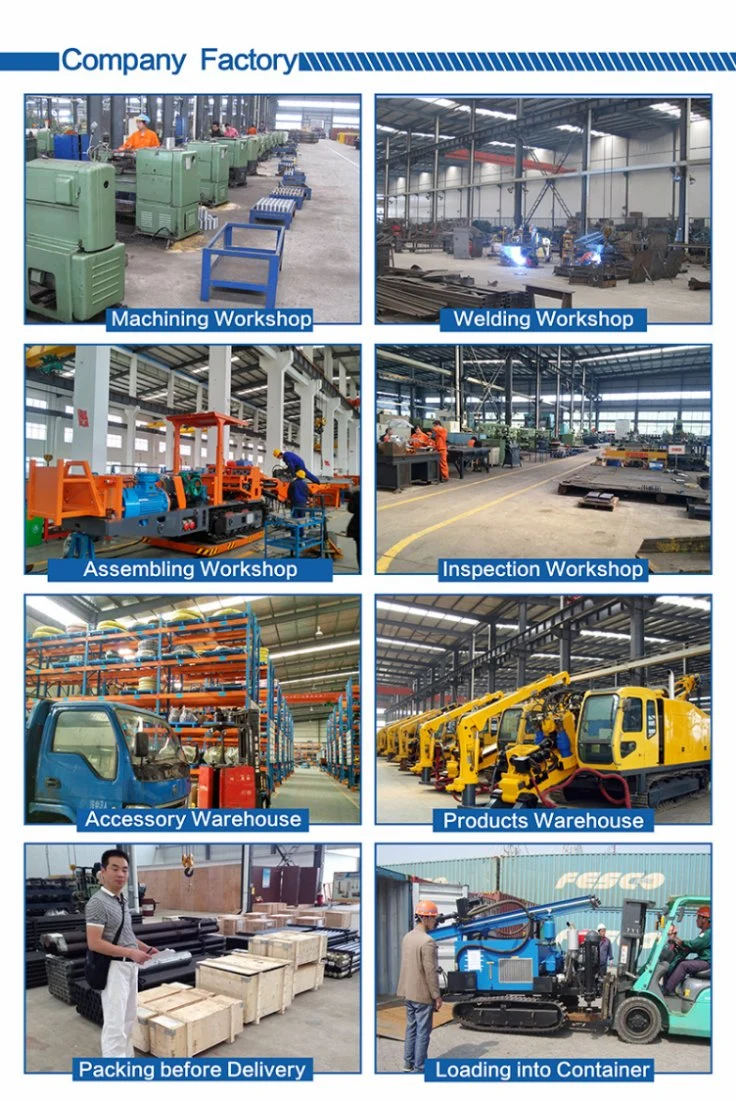 Water Well Drilling Rig for Sale Borehole Drilling Machine Crawler Drilling Rig in China