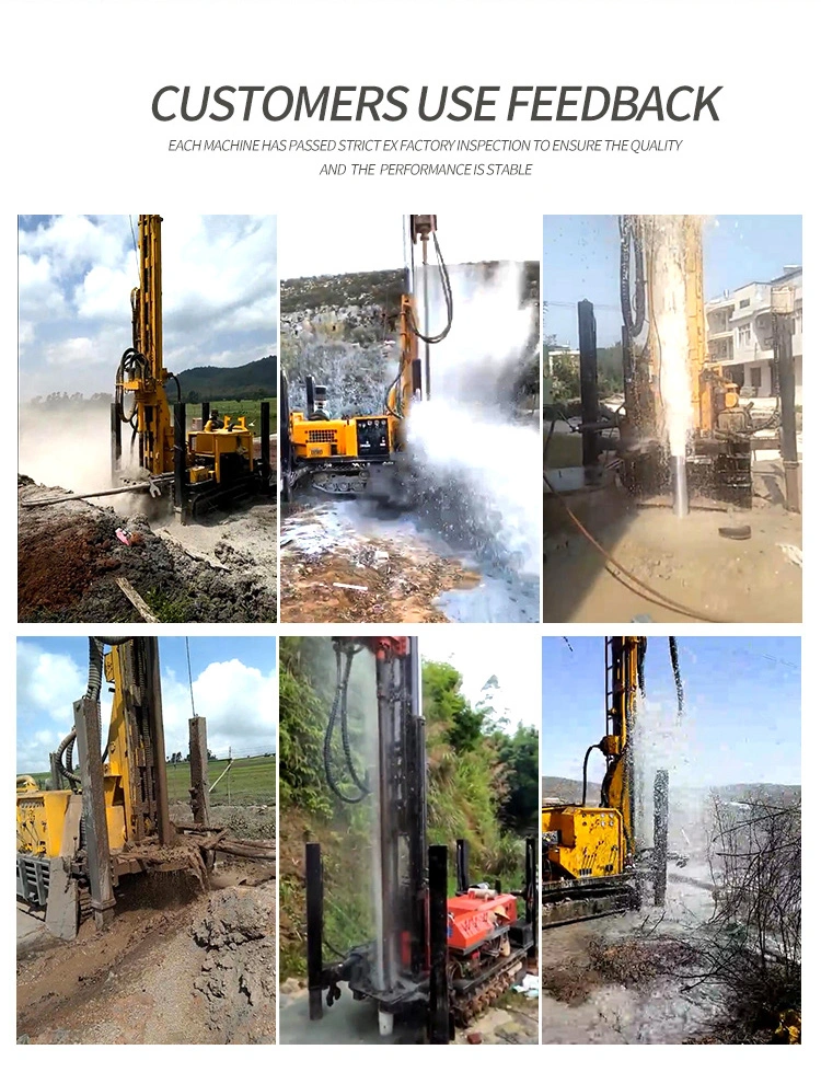 Truck Mounted Water Well Drilling Rig/Work with Air Compressor or Mud Pump