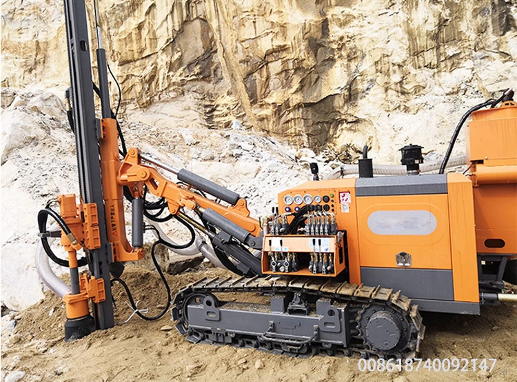 Hydraulic Crawler Mounted Down The Hole Automatic Pipe Carousel Cabin Blasting Mining Drilling Rig