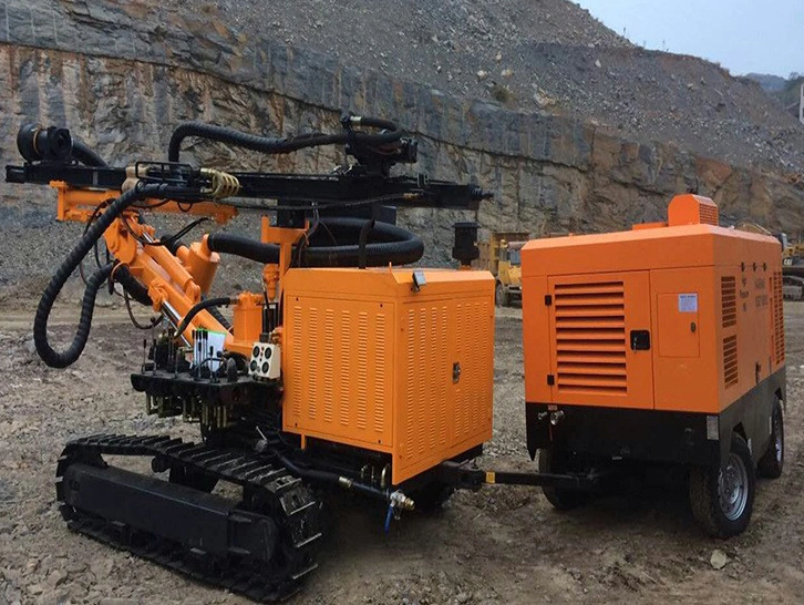 Kg410 Hydraulic Crawler Mounted Rock Blasting Drilling Rig