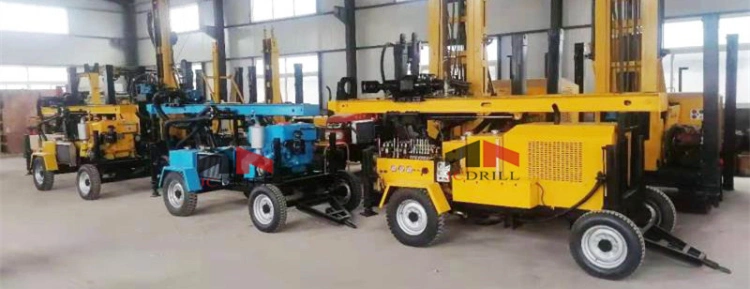 Functional Competitive Price Customed Portable White Small Water Well Drilling Rig for Drilling 150m