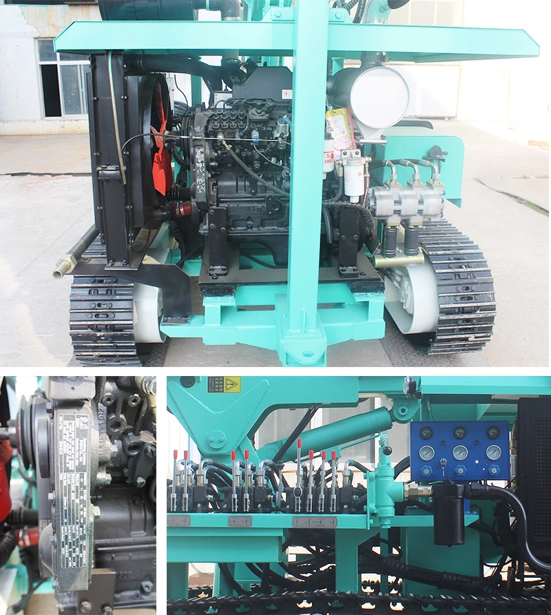 Hf130y Photovoltaic Core Drilling Rig Hydraulic Drills Mine Drilling Rig
