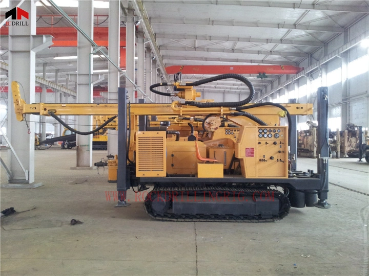 Mud/ Air Drilling Rig Crawler Type Water Well Drilling Machine