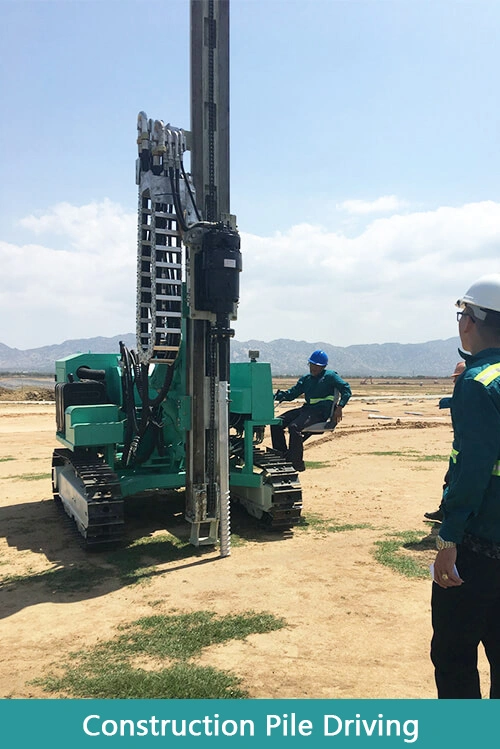 Hfpv-1 Solar Pile Drilling Rig Pile Driving for Highway Guardrail