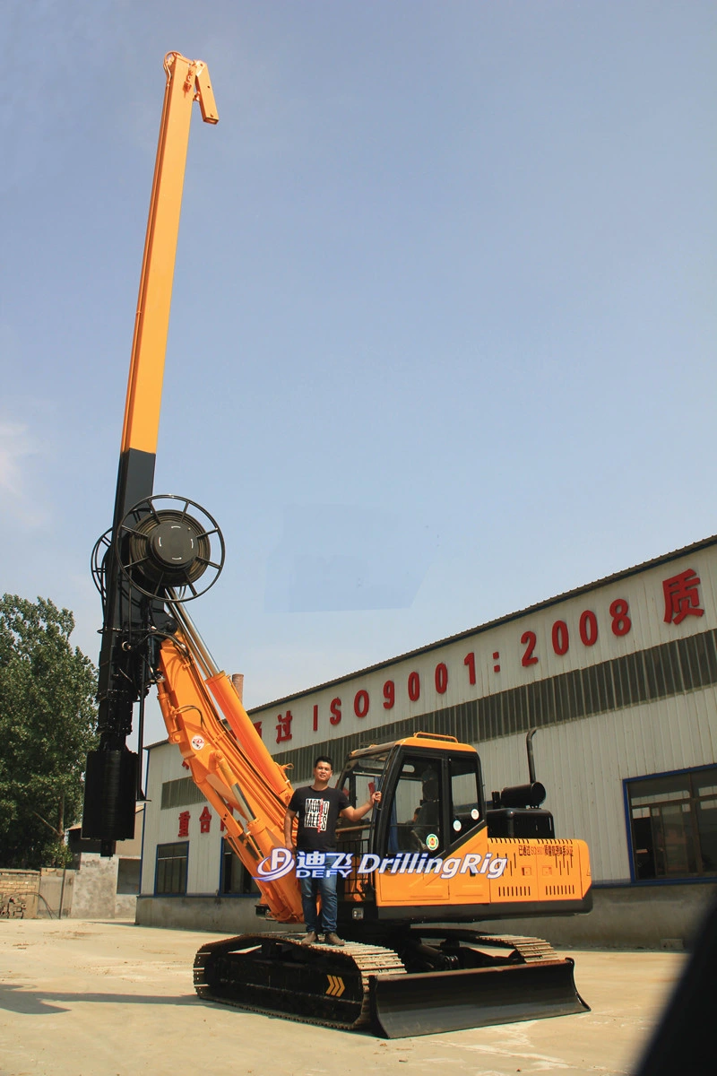 Small Rotary Drilling Rig Mobile Pile Driving Machine