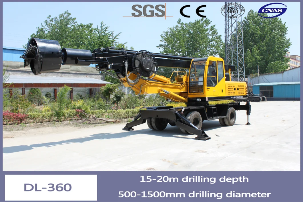 Drill Rig Dingli Pile Rotary Drilling Rig Dl-360 Pile Machinery