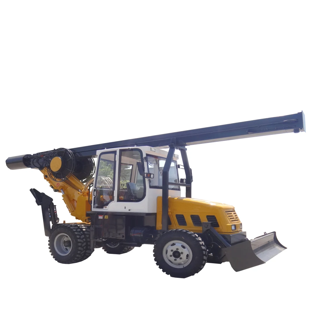 Customized 17m Rotary Drilling Rig Wheeled 180 Tractor Rotary Drilling Machinery with Fast Drilling Speed