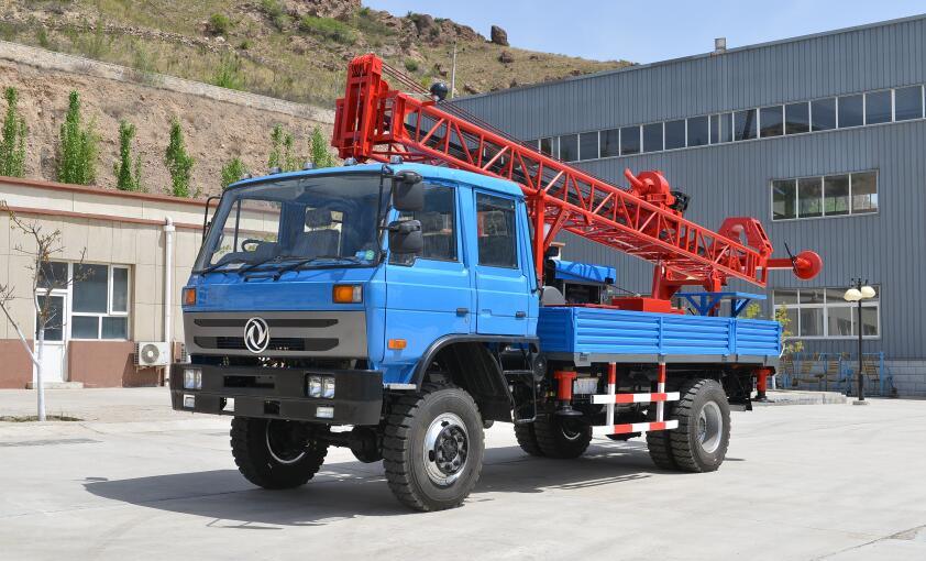 Rotary Truck - Mounted Large Diameter Truck Rig with Mud Pump