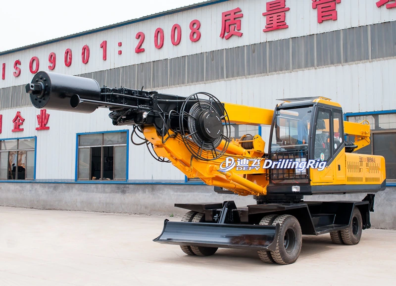 Small Rotary Drilling Rig Mobile Pile Driving Machine