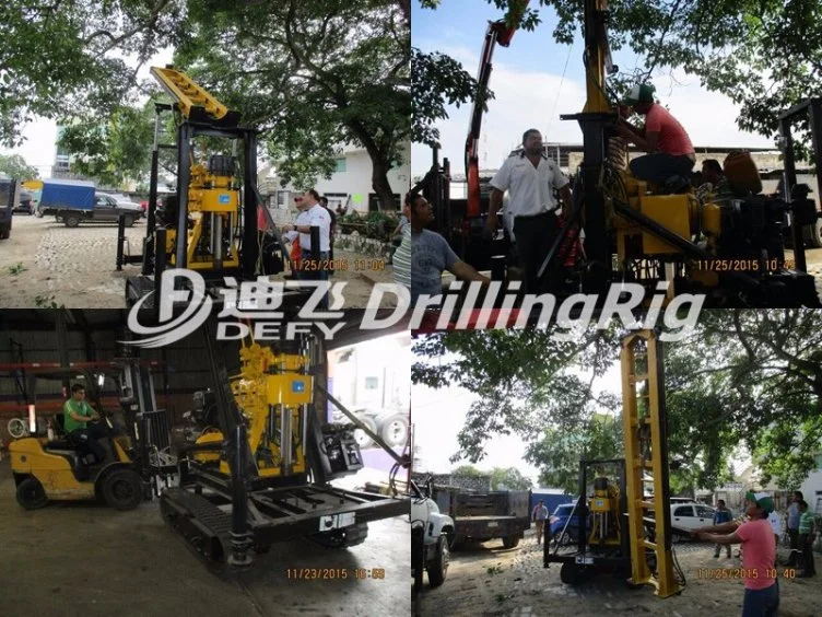 Trailer Mounted 600m Geological Core Rotary Drill Rig