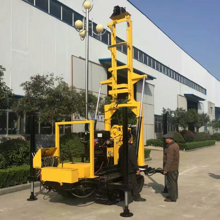Trailer Mounted Portable Rotary Water Well Borehole Core Drilling Rig Drill Machine