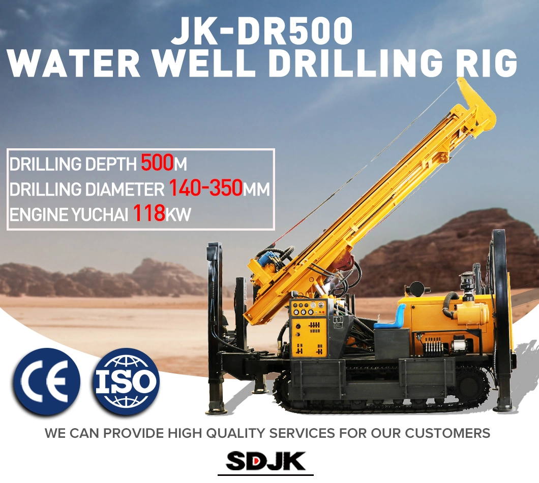 Rotary Drilling Rigs Drilling Depth 500m Water Well Drilling Rig