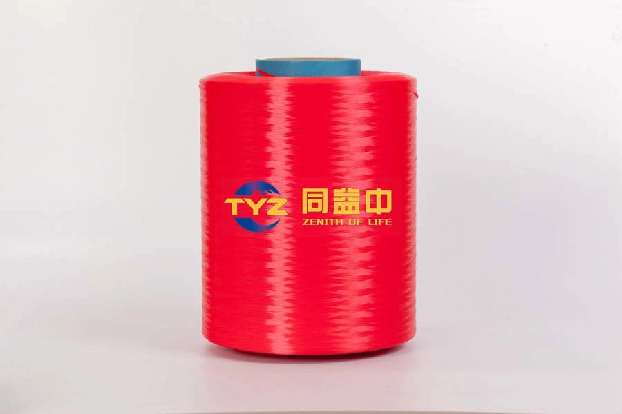 Red Hmpe/UHMWPE Dtex 1760 for Ropes Slings Applications Tyz-PE-C70