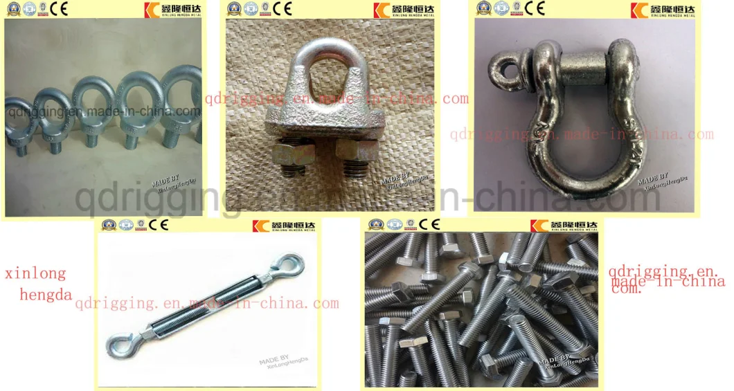 Rigging Hardware Stainless Steel Fasteners Simplex Single Wire Rope Clip
