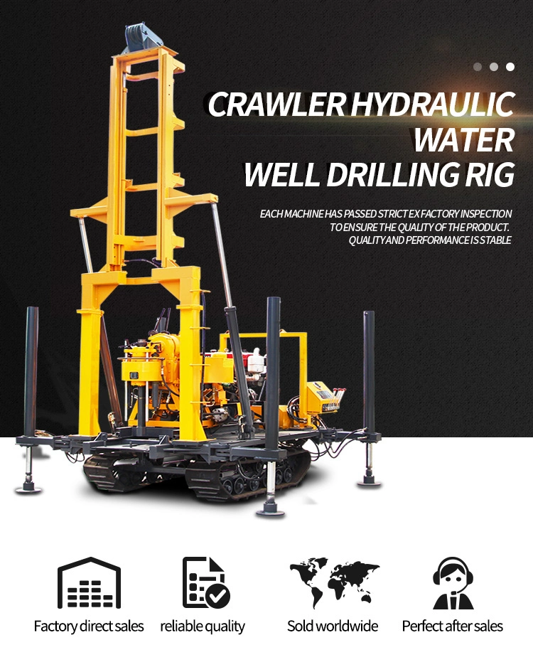 160m Depth Soil Water Well Digger Hydraulic Coring Rig