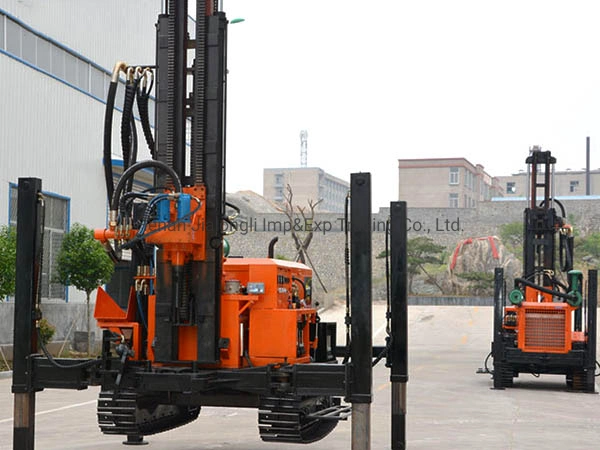 Kw200 DTH Crawler Mounted Portable Water Well Drilling Rig Machine