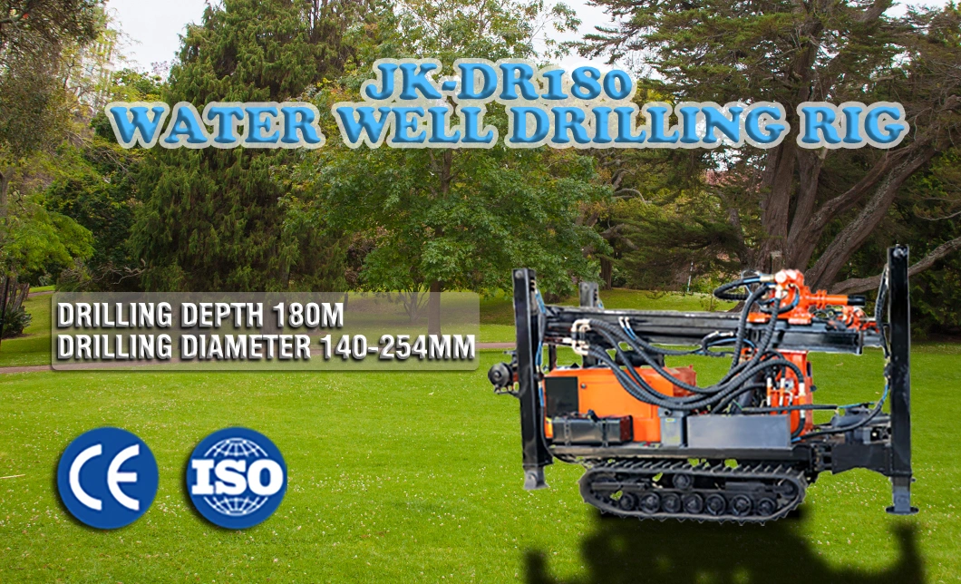 180 M Depth Truck Mounted Small Water Well Drilling Rig for Sale