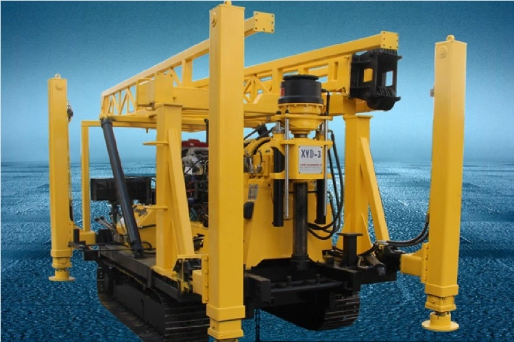 Crawler Type Hydraulic Diamond Core Drilling Rig Machine with 160 Mud Pump