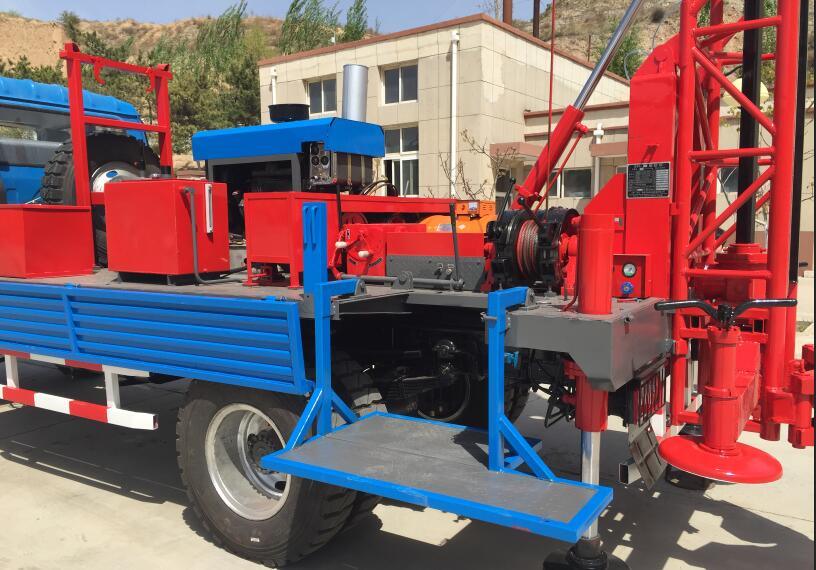Rotary Truck - Mounted Large Diameter Truck Rig with Mud Pump