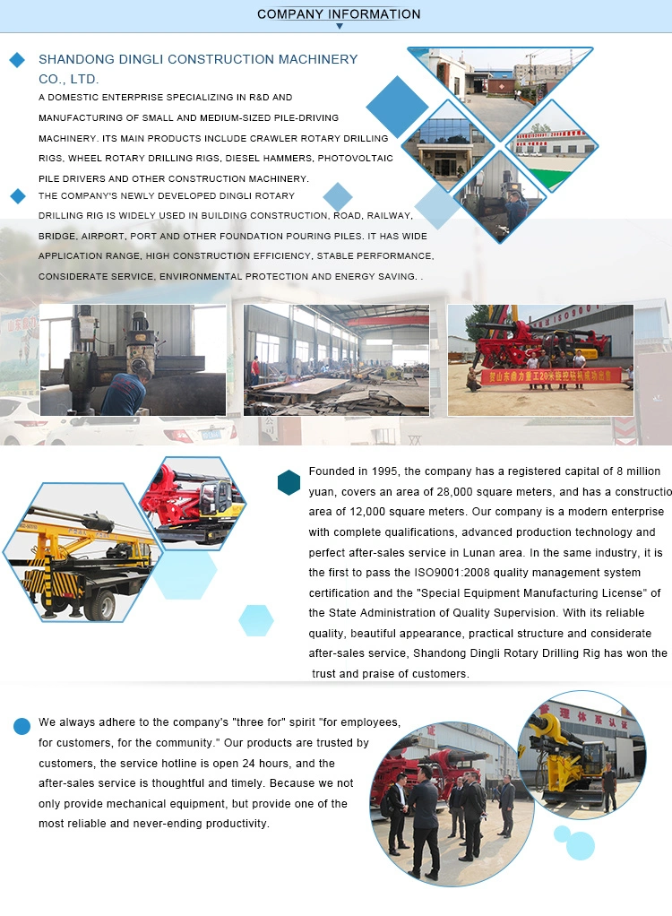 Hydraulic Rotary Drilling Rig Dr-90 for Mining Industry