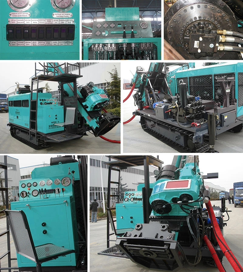 300-1050m Skid Mounted Wireline Core Sample Drill Rig (HFDX-4)