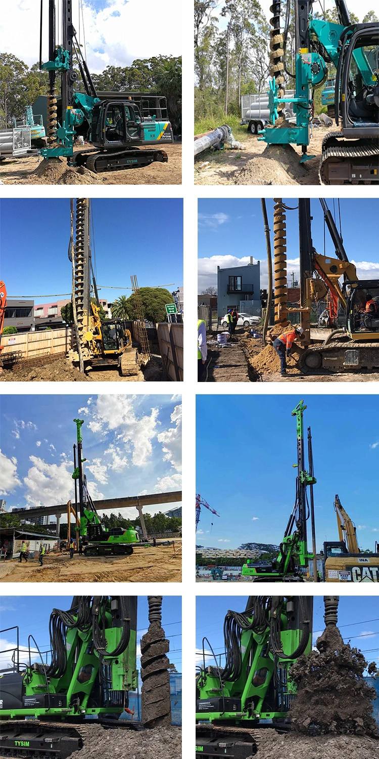 The Bore Piling Rig Machine Can Max. Drilling Deep 60m Drilling Rig with Cfa