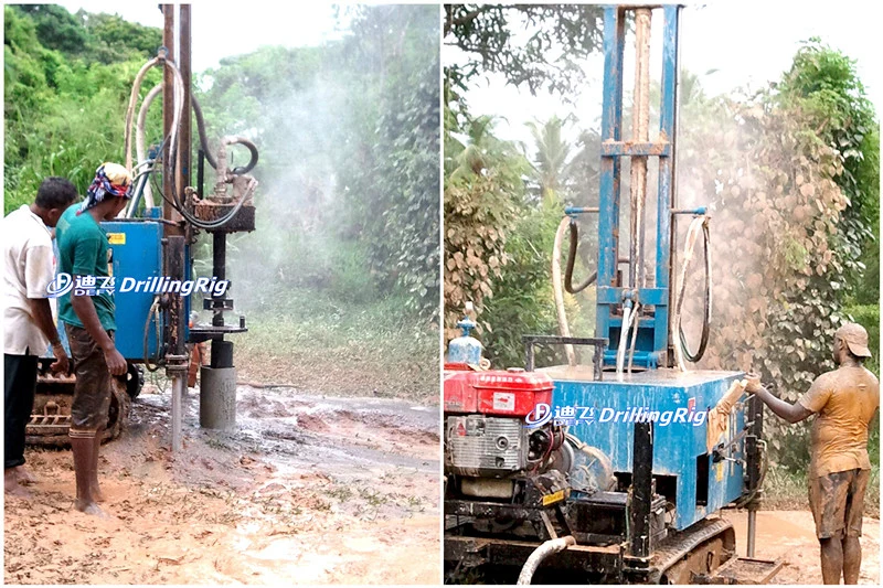 Dfq-300 Drilling Rig Water Borehole Drilling Machine for Hard Rock