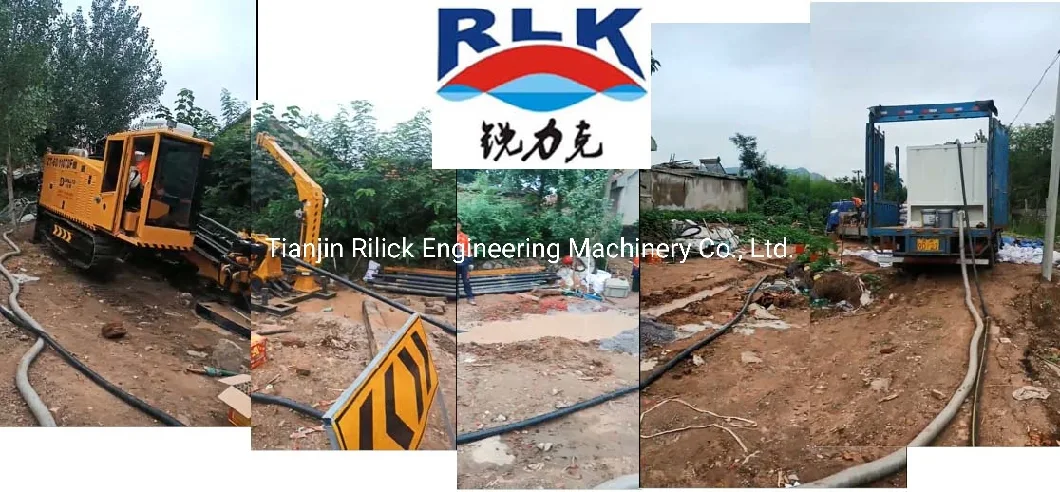 220gpm Trenchless Mud System Drilling Rig Horizontal Directional Drilling Operation