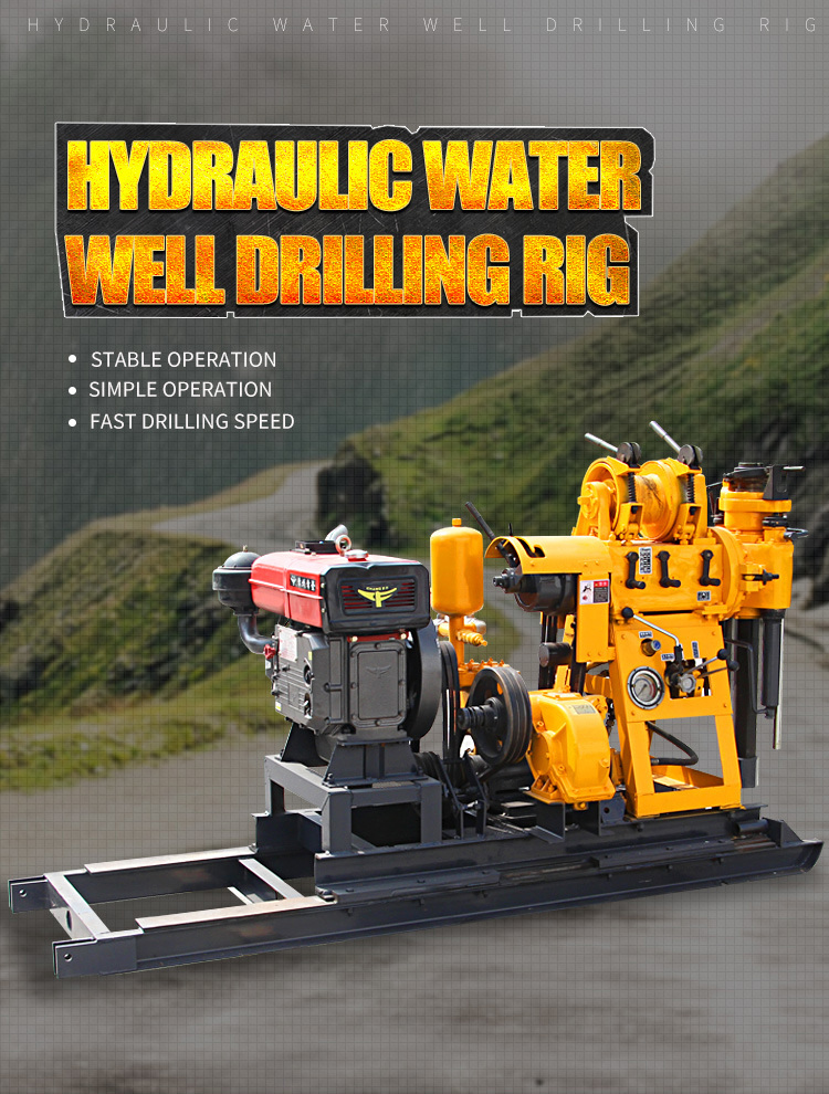 Water Drill 160m Deep Water Well and Small Water Well Drill Rigs for Sale