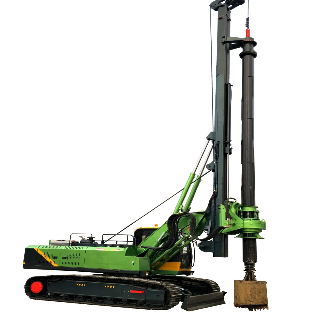 Customized High Torque Crawler Rotary Drilling Rig 60m Hydraulic Diesel Engine Borehole Drilling Rig