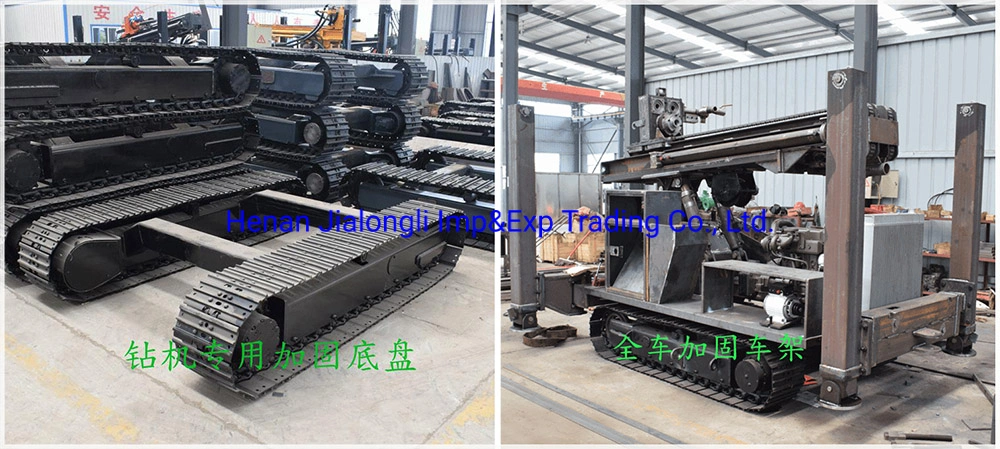 Kw200 DTH Crawler Mounted Portable Water Well Drilling Rig Machine