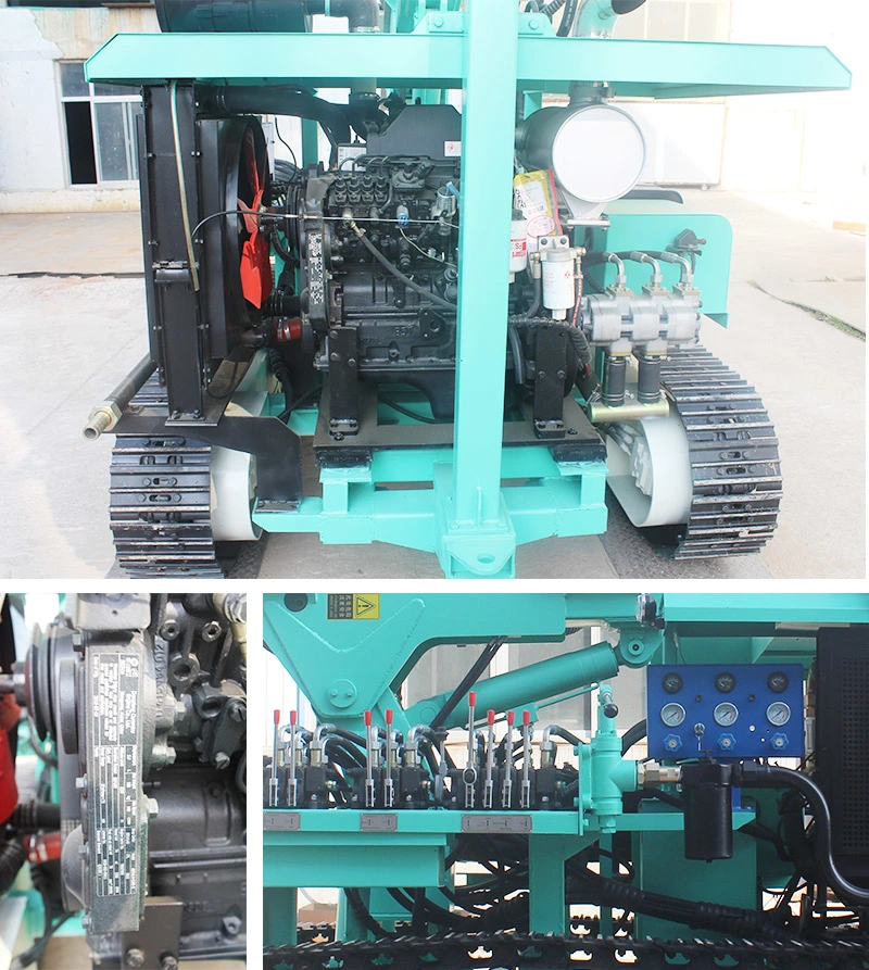 Hf130y Mine Hydraulic Rock Drilling Rig Blast Hole Drill Machine