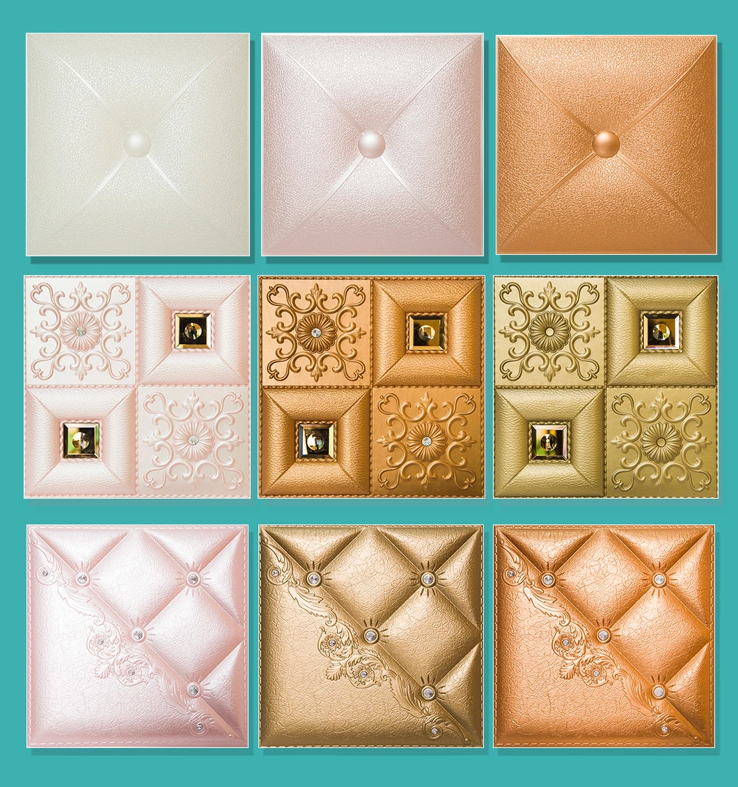 Pallet/Standard  Carton PU Leather Soft Wall Panel