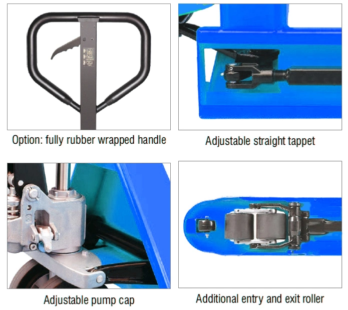 1500kg Hand Pallet Truck Manual Hand Forklifts Welded Cast Pump Pallet Truck 3300lbs Pallet Jack