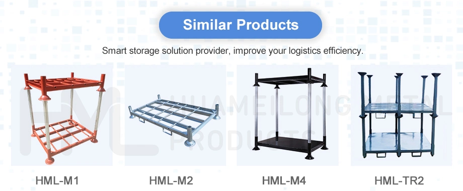 China Customized Logistic Warehouse Portable Steel Stacking Pallet Rack Manufacturers