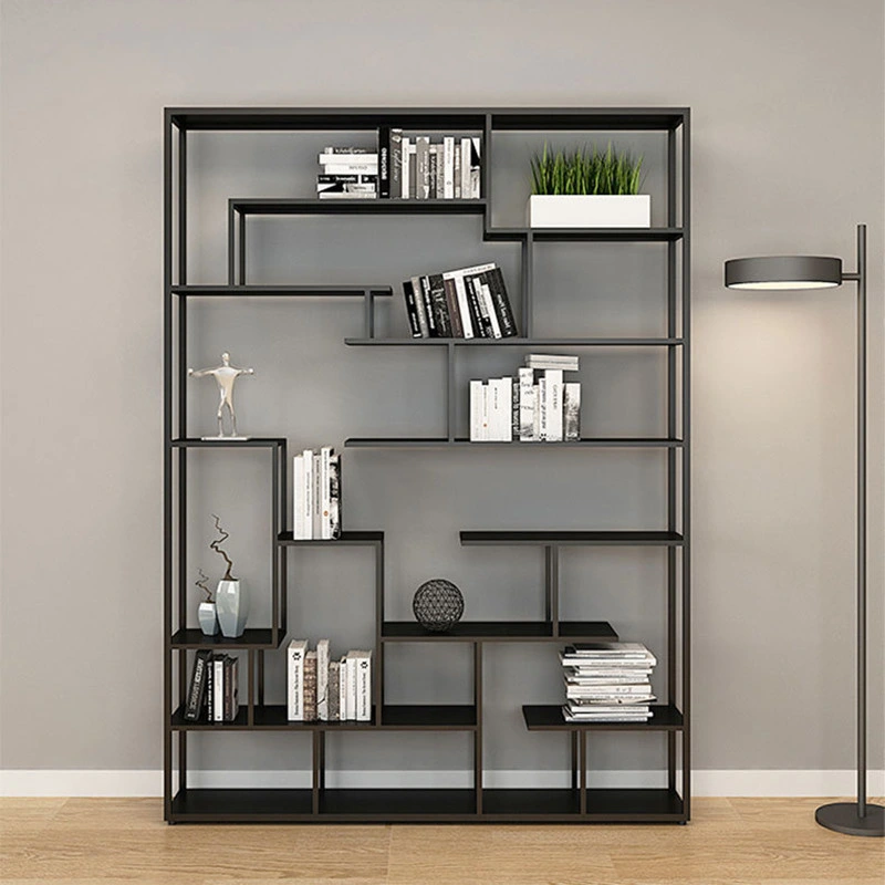 Nordic Multifunctional Floor-to-Ceiling Bookshelf Combination Bookshelf 0514