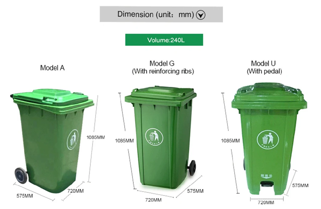 China Manufacturer of Garbage Bins or Waste Bins