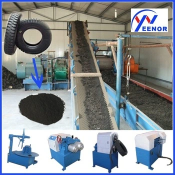 Old Tyre Rubber Powder Production Line /Old Tire Shredder Machine