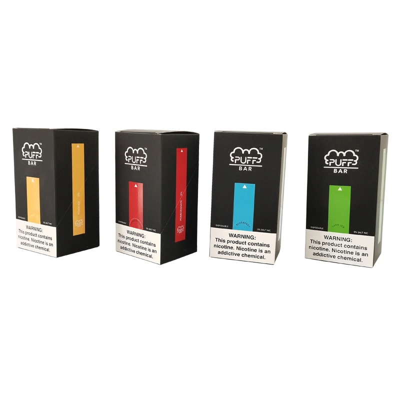 Wholesale Newest OEM Packaging Prefilled E-Cigarette Apple Low Price Disposable Vape Pen Puff Bar