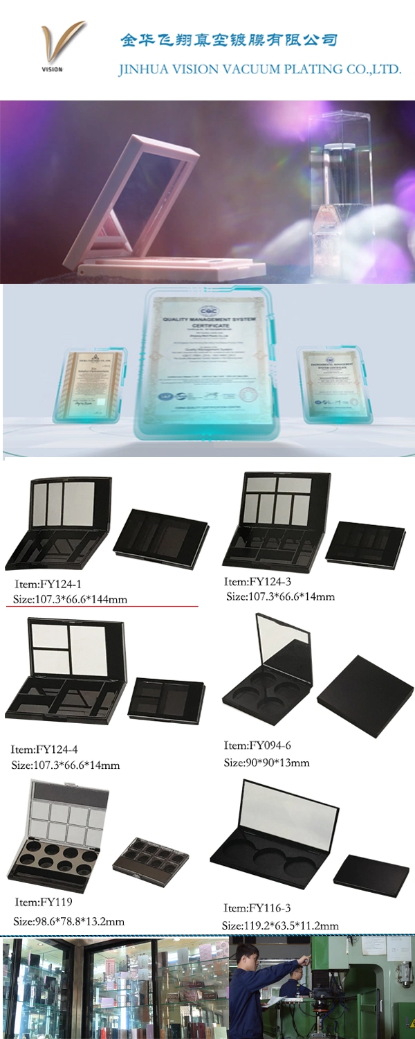 Makeup Plastic Plate Palette Box with Compact Case
