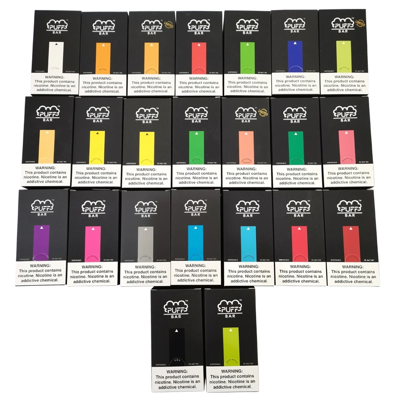 Wholesale Newest OEM Packaging Prefilled E-Cigarette Apple Low Price Disposable Vape Pen Puff Bar