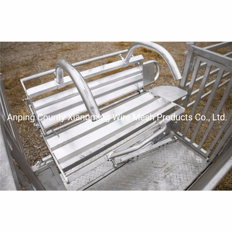 Steel Goat Handling Equipment Sheep Catcher Turnover Crate