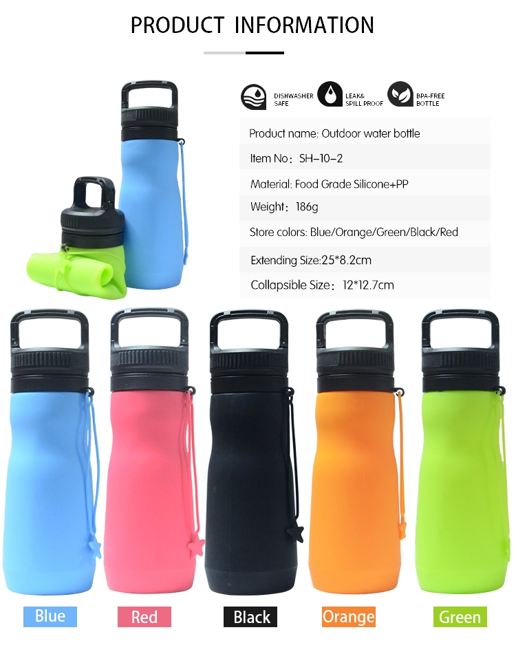 Collapsible Silicone Water Bottle Silicone Bottle Collapsible Water Bottle