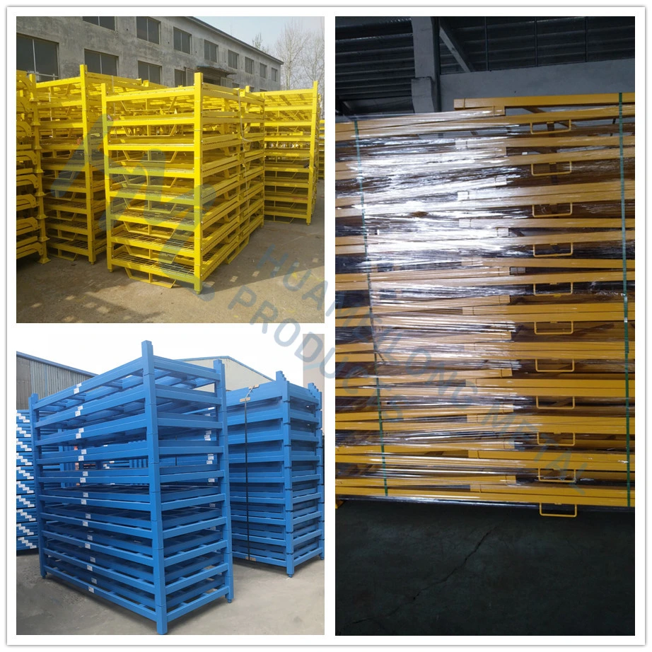 High Quality Spare Stackable Folding Steel Truck Tire Pallet Rack